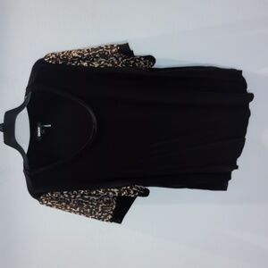 DKNY sheer top, XL